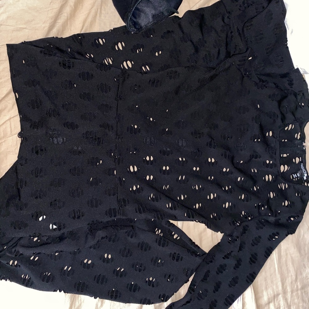 Fashionnova fishnet jumpsuit